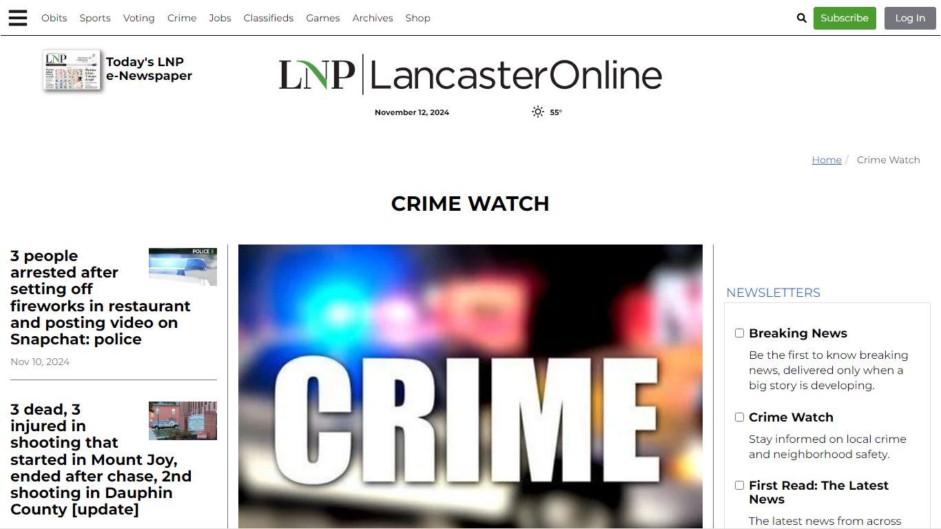 Crime Watch | lancasteronline.com